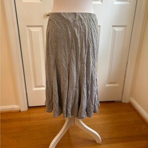 Talbots A-Line Gray Skirt